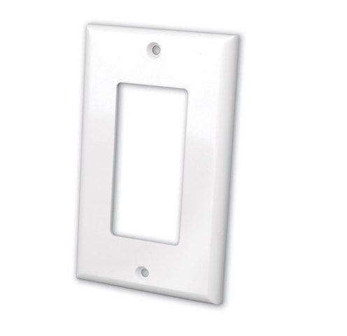 Decor Style Face Plates- Single & White