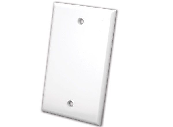 Blank Wall Plates- Single & White