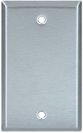 Blank Wall Plates- Single & Stainless Steel