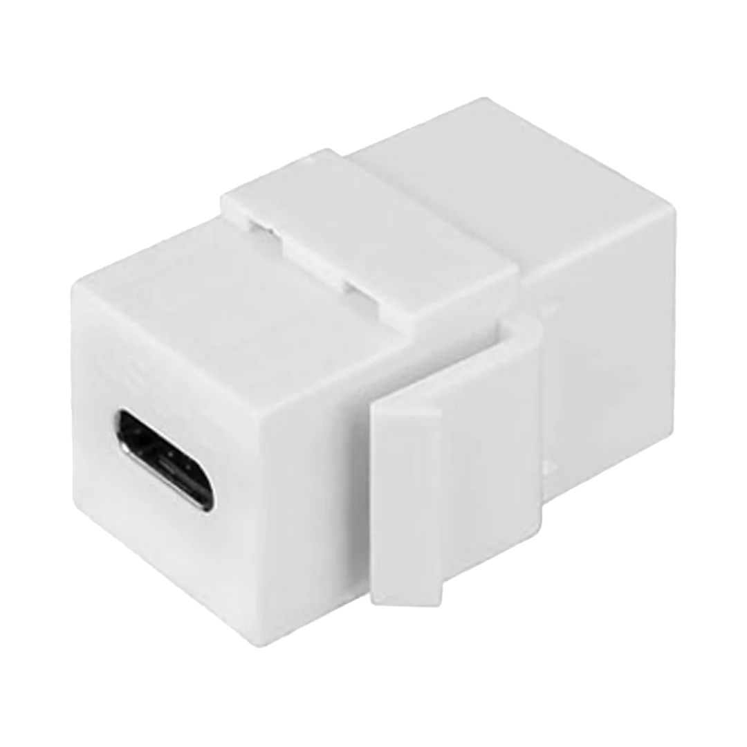 USB Type-C Keystone Insert - White