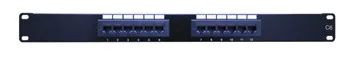 Category 6 Patch Panels- Type: 12 Port & Rack Space: 1 Unit