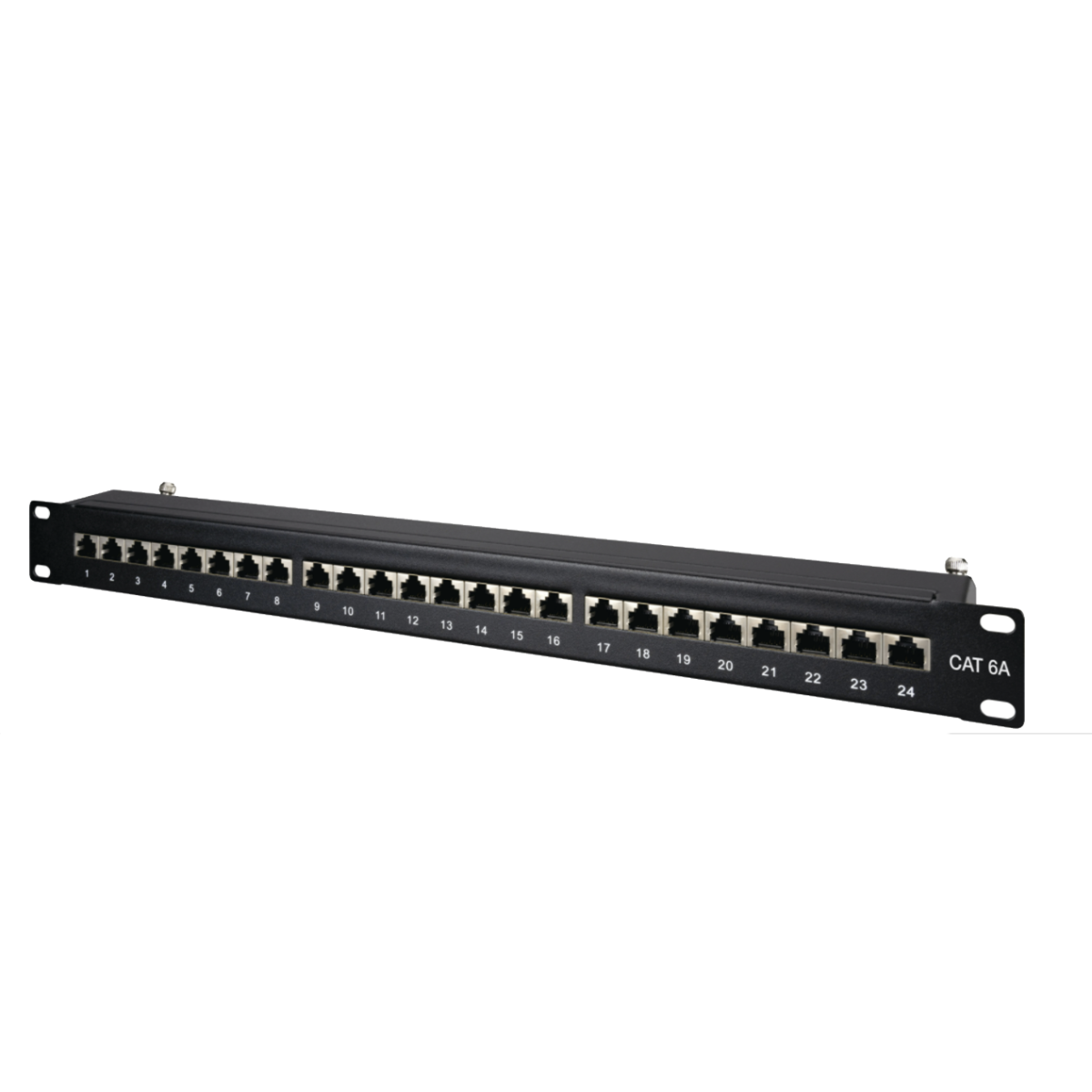 Category 6A Patch Panels- Type: 24 Port & Rack Space: 1 Unit