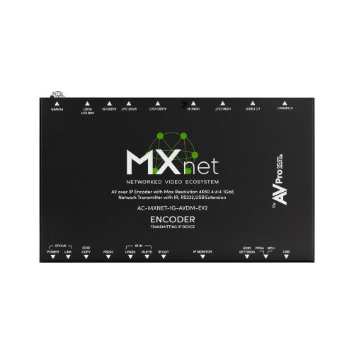 AVPro Edge AC-MXNET-1G-AVDM-EV2 MXNet 1G Evolution II AVDM Encoder with Downmixing Audio