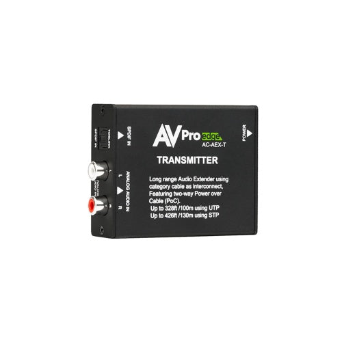 AVPro Edge AC-AEX-T Uncompressed Audio Transmitter, 100m