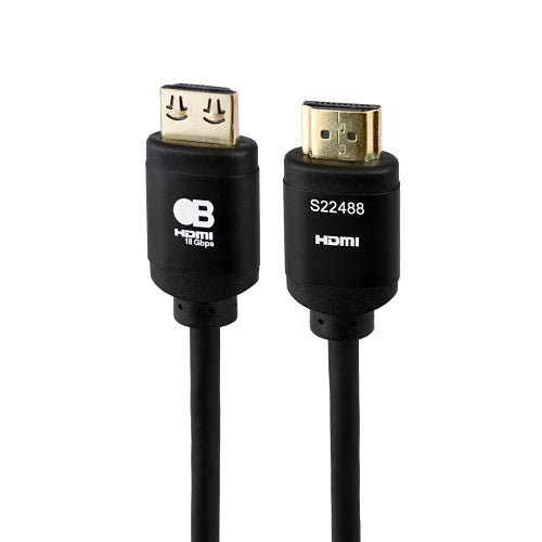 AVPro Edge AC-BT01-AUHD High Speed HDMI Cable, 4K, 18Gbps, 1m, Black