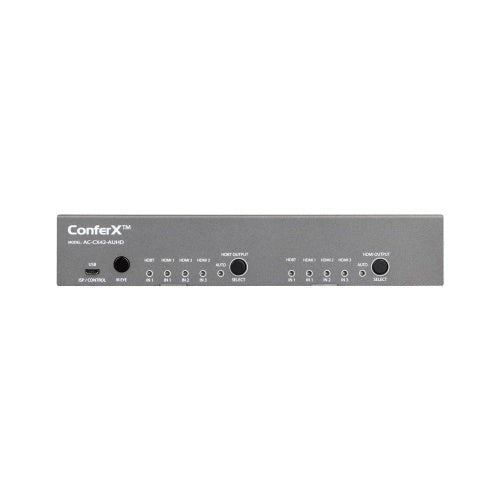 AVPro Edge AC-CX42-AUHD ConferX 4x2 HDMI Matrix Switcher with HDBaseT and Scaling