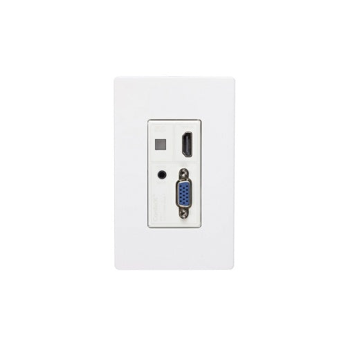 AVPro Edge AC-CXWP-VGA-T Single-Gang VGA/HDMI Wall Plate Transmitter Via HDBaseT