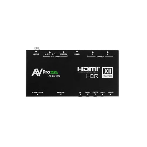 AVPro Edge AC-DA-12X2 1 x 2 HDMI Distribution Amplifier, 48Gbps