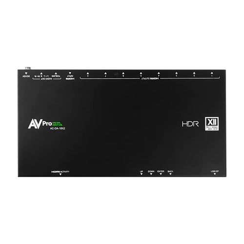 AVPro Edge AC-DA-18X2 1 x 8 HDMI Distribution Amplifier, 48Gbps