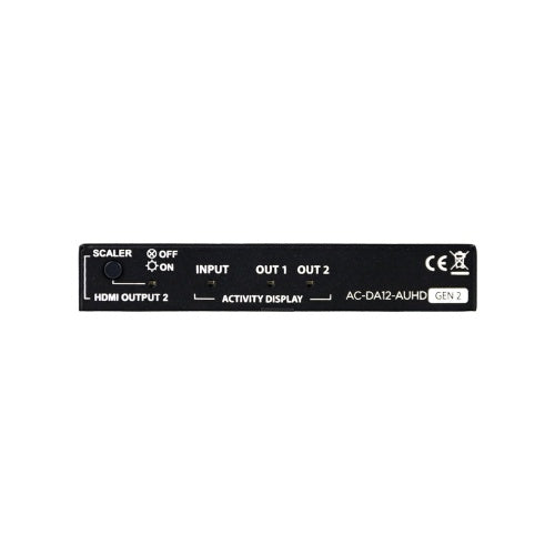AVPro Edge AC-DA12-AUHD-GEN2 18Gbps 1x2 HDMI Distribution Amplifier