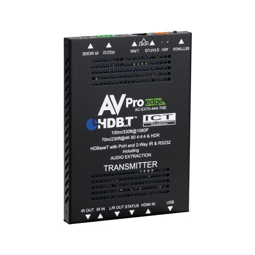 AVPro Edge AC-EX70-444-TNE HDBaseT Transmitter, 18Gbps, 230\' Transmit Distance