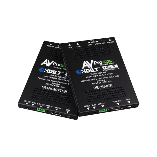 AVPro Edge AC-EX40-444-KIT 18Gbps HDBaseT Extender, HDMI 2.0, 40m