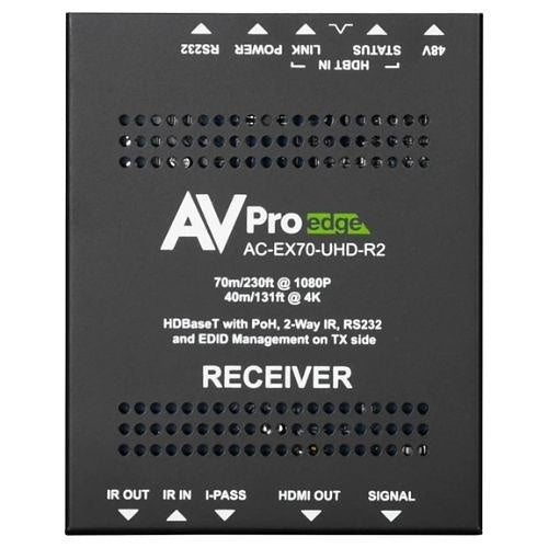 AV Pro Edge AC-EX70-UHD-R2 10Gbps HDBaseT Receiver, 70m
