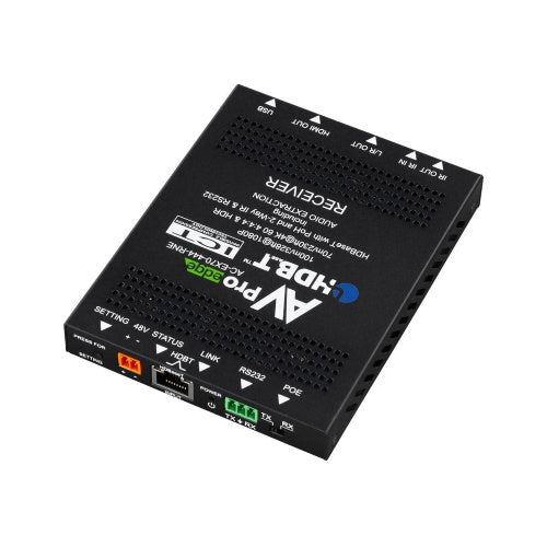AVPro Edge AC-EX70-444-RNE-P HDBaseT Receiver with Power Supply, 18Gbps, 230\' Transmit Distance
