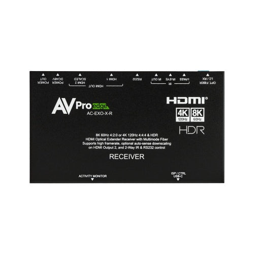 AVPro Edge AC-EXO-X-KIT 8K HDMI Extender via Fiber Optic Kit, 40Gbps