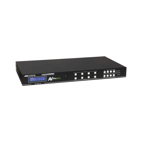 AVPro Edge AC-MX-44 4x4 HDMI Matrix Switcher, 4K60, HDR, HDCP 2.2