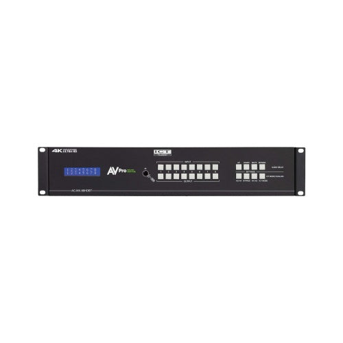 AVPro Edge AC-MX-88HDBT 8x8 HDMI/HDBaseT Matrix Switcher, 4K60, PoE, HDR
