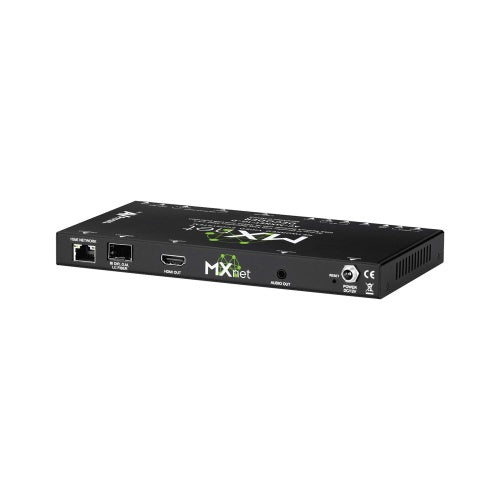 AVPro Edge AC-MXNET-1G-D MXNet 1G Series Decoder with HDMI Output, 4K60 4:4:4, JPEG 2000 Codec, Black