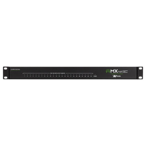 AVPro Edge AC-MXNET-POE-PSU24 MXNet Series POE Power Supply Unit, 24-Port, Chassis-Based, Black