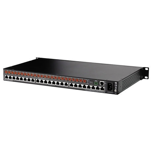 AVPro Edge AC-MXNET-POE-PSU24 MXNet Series POE Power Supply Unit, 24-Port, Chassis-Based, Black