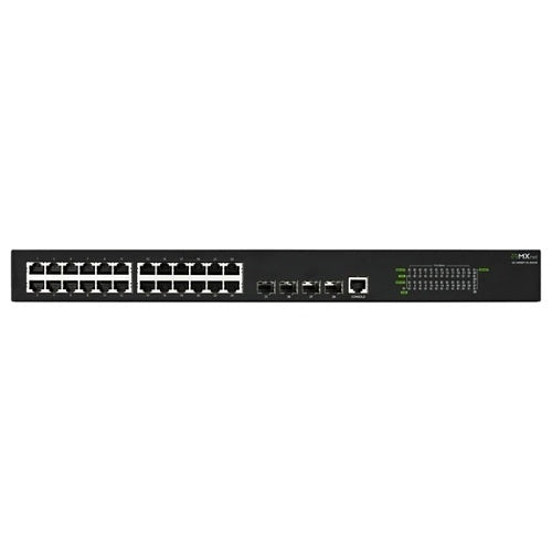 AVPro Edge AC-MXNET-SW24E E-Series 24-Port 1G (Copper) MXnet Switch with (4) 1G SFP Stacking Ports