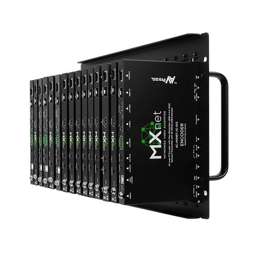 AVPro Edge AC-MXNET-1G-R15 MXNet 1G Series Rackmount Receiver with HDMI Output, 4K60 4:4:4, Black