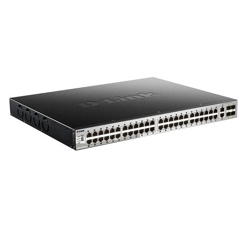 D-Link DGS-3130-54PS Layer 3 Switch with 48 Port 1G PoE, 2 X 10G | 4 X 10G SFP+ Ports