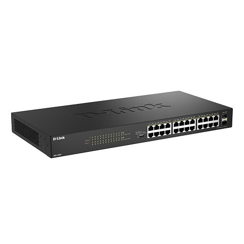 D-Link DGS-1026P 24-Port Gigabit Unmanaged PoE+ Switch with 2 SFP Ports