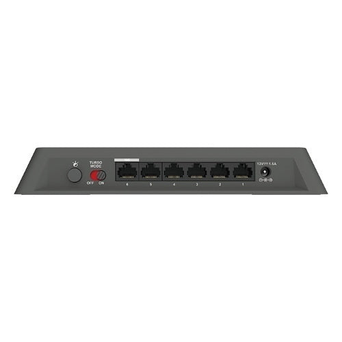 D-Link DMS-106XT 6-Port Multi-Gigabit Unmanaged 4K Switch, Smart Turbo Mode