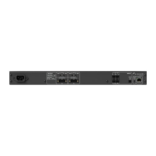Episode EA-COM-AMP-4D-80 Commercial Series 4-Channel 80W Digital Amplifier with 70V/8 Ohms Support