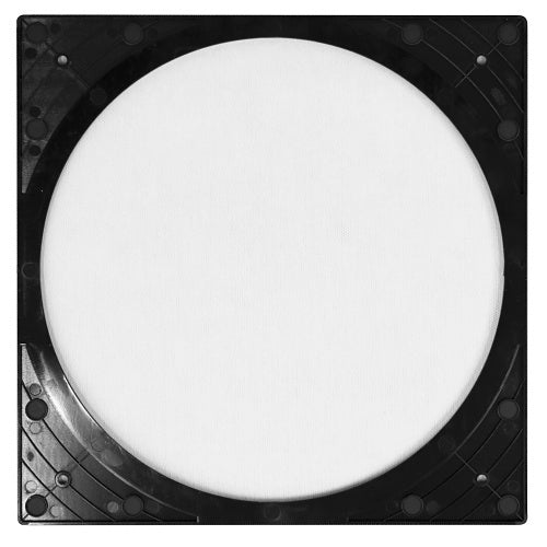 Episode ES-ESS-AWGRLXSQ-IC8 Signature Series All-Weather Bezel-Less Square Grille for 8\\" In-Ceiling Speakers, Black