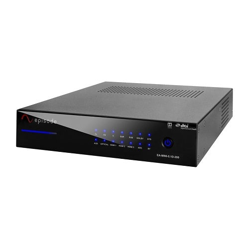 Episode EA-MINI-5.1D-200 Mini AV Receiver, 5.1 Channel, 200W