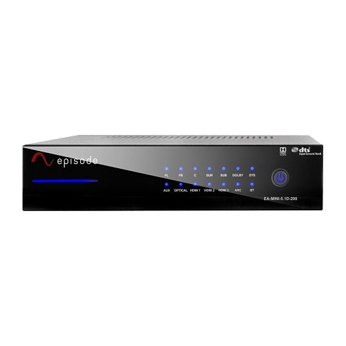 Episode EA-MINI-5.1D-200 Mini AV Receiver, 5.1 Channel, 200W
