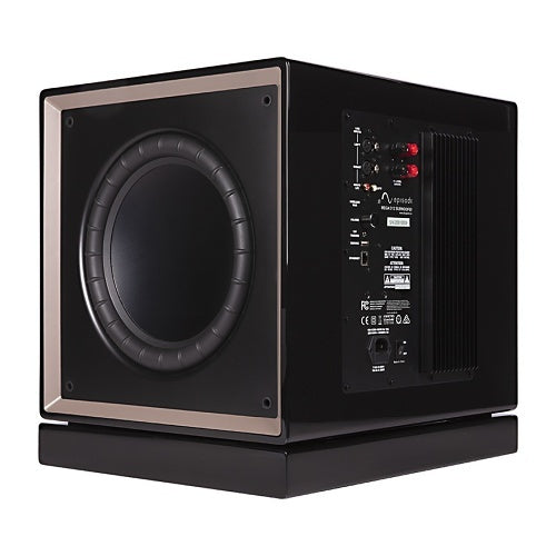 Episode ES-SUB-MEGA-D12-BLK Mega D-Series Dual Sealed Subwoofer with 1000W Amplifier, 12\\", Gloss Black