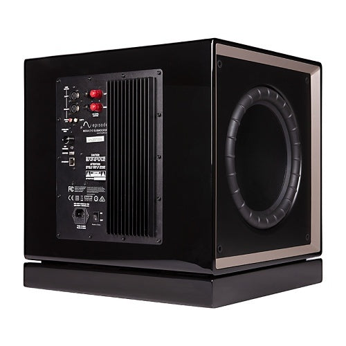 Episode ES-SUB-MEGA-D12-BLK Mega D-Series Dual Sealed Subwoofer with 1000W Amplifier, 12\\", Gloss Black