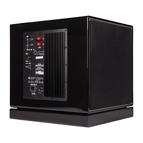 Episode ES-SUB-MEGA-D12-BLK Mega D-Series Dual Sealed Subwoofer with 1000W Amplifier, 12\\", Gloss Black