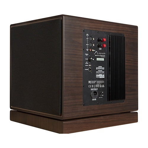 Episode ES-SUB-MEGA-D12-WLN Mega D-Series Dual Sealed Subwoofer with 1000W Amplifier, 12\\" Walnut