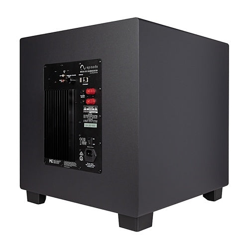 Episode ES-SUB-MEGA-S15-BLK MEGA S-Series 15\\" Sealed Subwoofer with Amplifier, Black