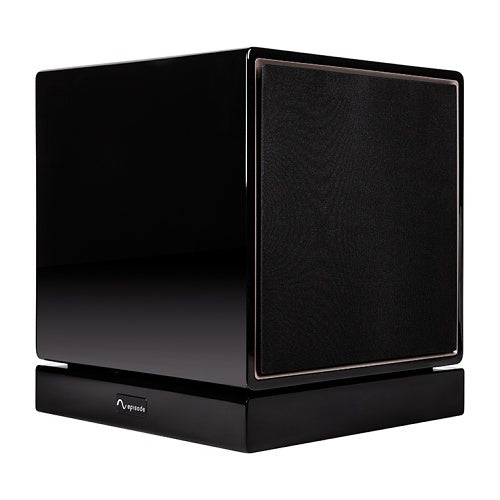 Episode ES-SUB-MEGA-D8-BLK MEGA D-Series 8\\" Dual Sealed Subwoofer with Amplifier, Walnut