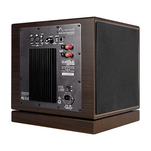 Episode ES-SUB-MEGA-D8-WLN MEGA D-Series 8\\" Dual Sealed Subwoofer with Amplifier, Black