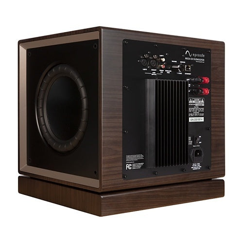 Episode ES-SUB-MEGA-D8-WLN MEGA D-Series 8\\" Dual Sealed Subwoofer with Amplifier, Black