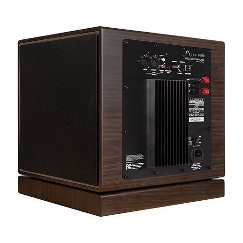 Episode ES-SUB-MEGA-D8-WLN MEGA D-Series 8\\" Dual Sealed Subwoofer with Amplifier, Black