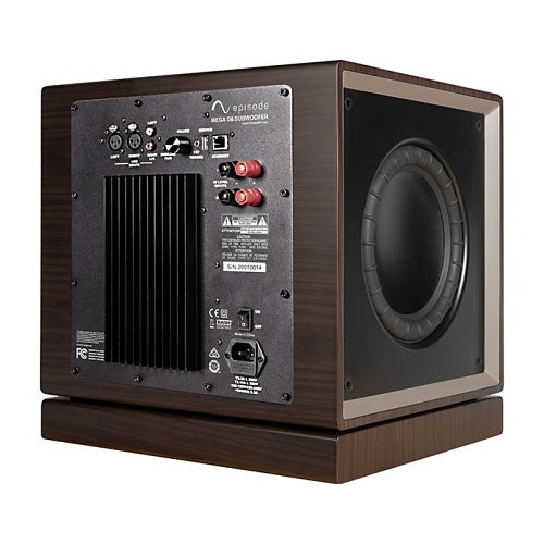 Episode ES-SUB-MEGA-D8-WLN MEGA D-Series 8\\" Dual Sealed Subwoofer with Amplifier, Black