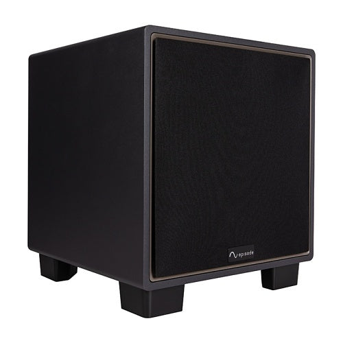 Episode ES-SUB-MEGA-S8-BLK MEGA S-Series 8\\" Sealed Subwoofer with Amplifier, Black