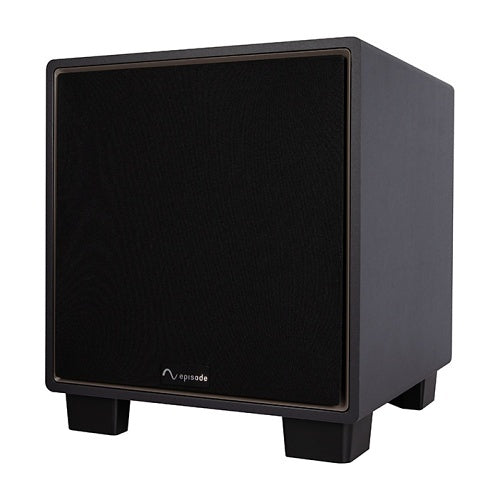 Episode ES-SUB-MEGA-S8-BLK MEGA S-Series 8\\" Sealed Subwoofer with Amplifier, Black