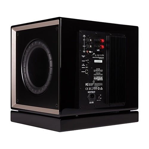Episode ES-SUB-MEGA-D10-BLK MEGA D-Series 10\\" Dual Sealed Subwoofer with Amplifier, Black