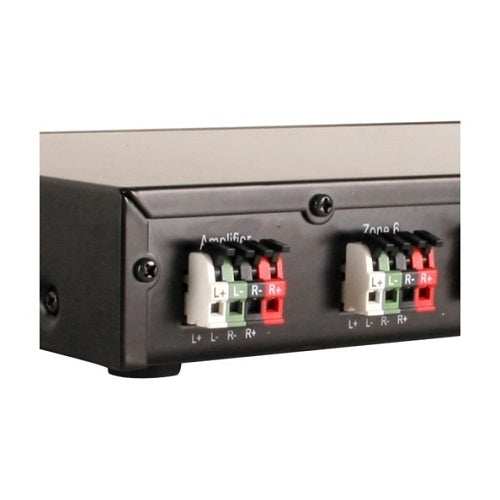 Episode ESS-6-BLK Speaker Selector with Amplifier Protection, 6-Pair