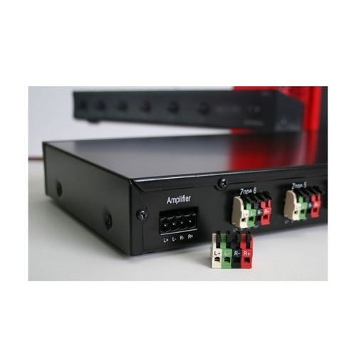 Episode ESS-6-BLK Speaker Selector with Amplifier Protection, 6-Pair