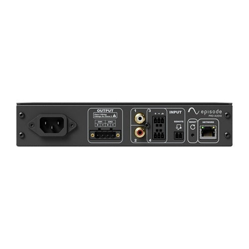 Episode EA-COM-MXAMP-350 Business Music 2x350 MixAmp with Selectable Output, 70-100V, 8-4 Ohms