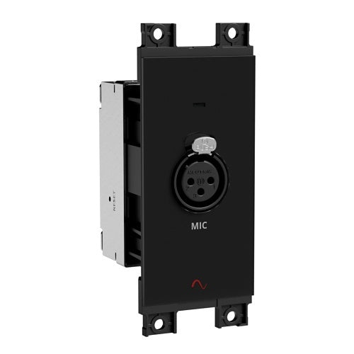 Episode EA-COM-WP-MIC-BL Business Music Microphone / XLR Input Wall Plate Accessory